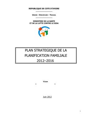 CID_Family Planning Strategic Plan_2012-2016