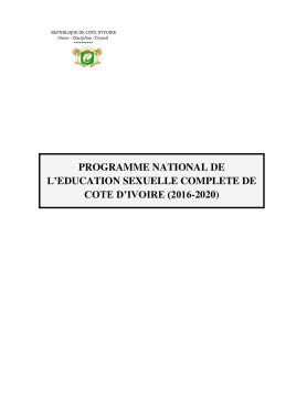 CID_National Program for Comprehensive Sexuality Education_2016-2020