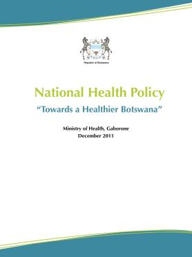 National Health Policy - Botswana