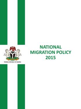 National migration policy 2015
