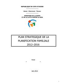 CID_Family Planning Strategic Plan_2012-2016